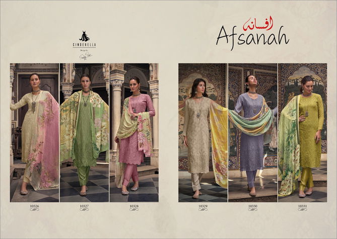 Afsanah By Cinderella 10326-10331 Designer Salwar Suits Catalog